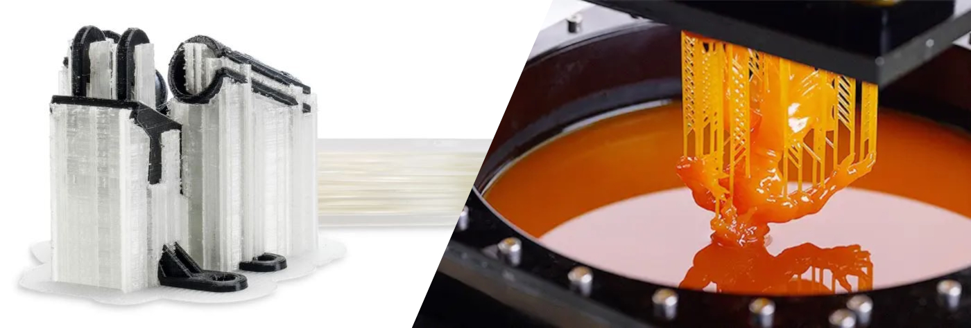 Differences supports imprimante 3d resine et filament