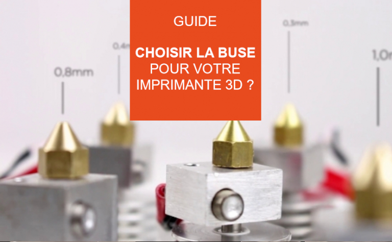 Lot de 3 buses d'imprimante 3D pour tête d'impression d'extrudeuse de  filament de 1,75 mm 0,2 mm