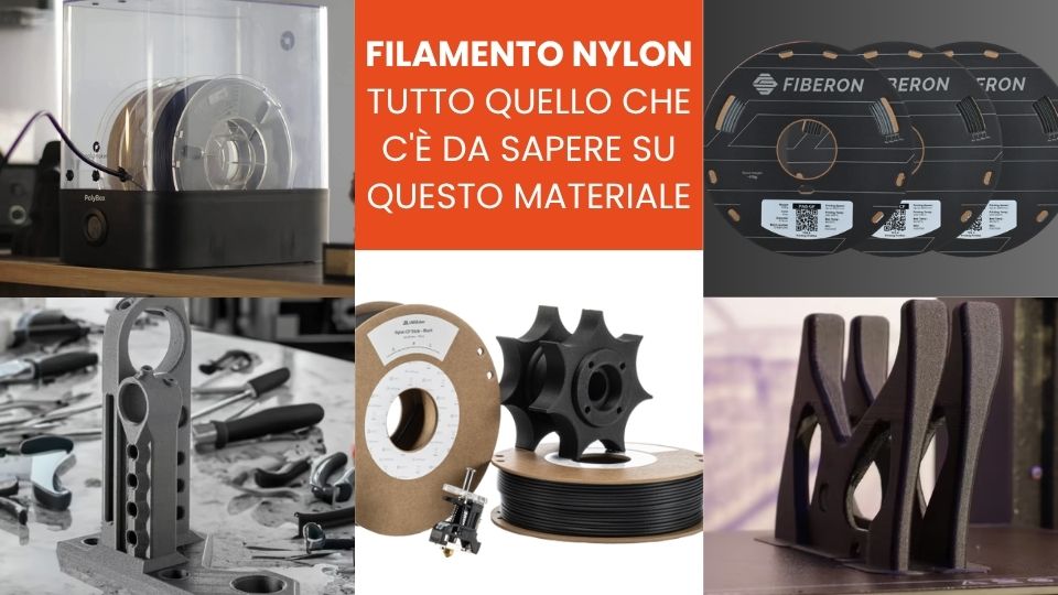 Come stampare con il filamento in nylon