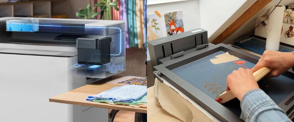 Appareil Printer vs Screen Printer xTool