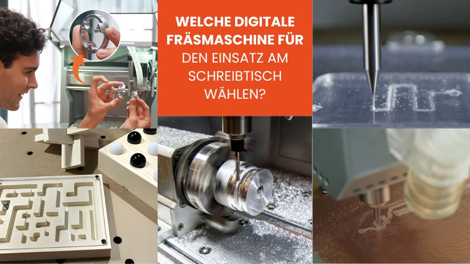 Welche digitale Fräsmaschine für den Einsatz am Schreibtisch wählen