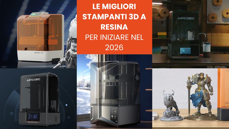 Le migliori stampanti 3D a resina per iniziare nel 2026